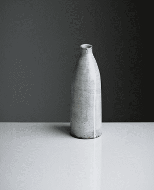 Серая ваза